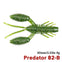 Tsurinoya 6Pcs/Lot 82MM Soft Craw Bait
